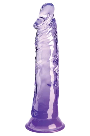 King Cock Clear 8" - Cock Purple